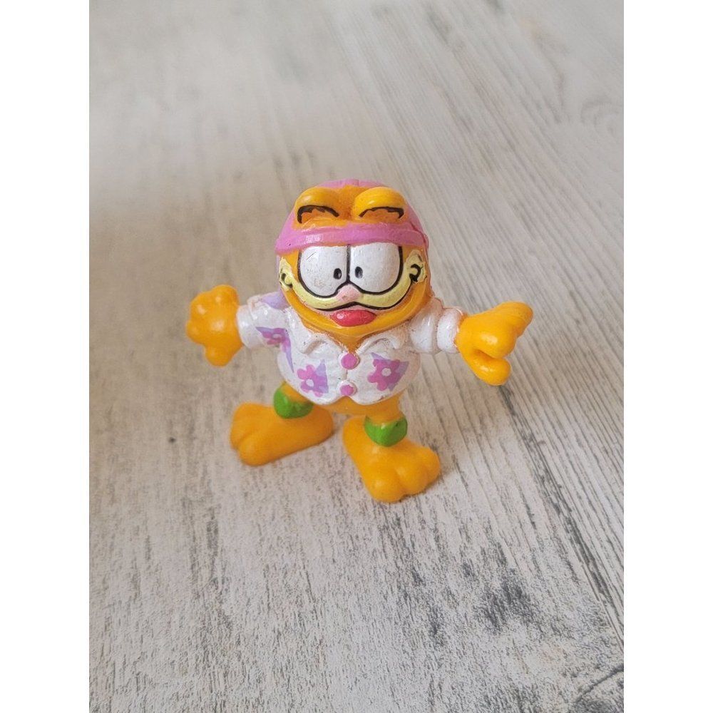 Garfield 1978 Garfield vacation toy‎ figure vintage